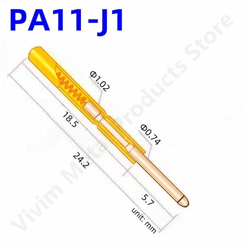 PA11-J1 ö ׽Ʈ κ PA11-J ׽Ʈ  ׽Ʈ , 24.2mm  1.02mm  ϵ   0.74mm   P11-J P11-J1, 100 